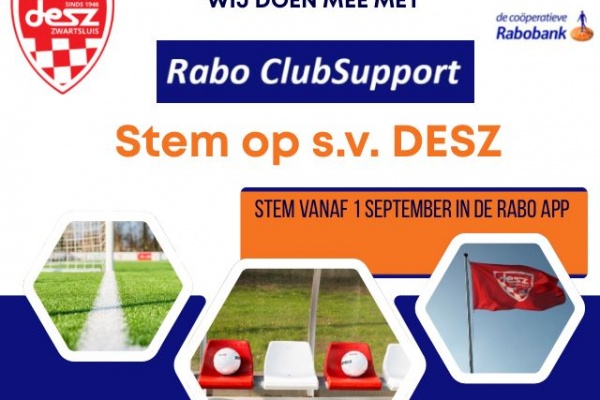 Stem op ons tijdens Rabo ClubSupport 2025!