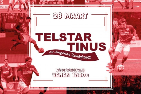Tinus Telstar treedt op in kantine DESZ
