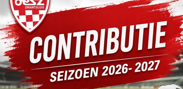 Update van de contributiebedragen voor het seizoen 2026-2027